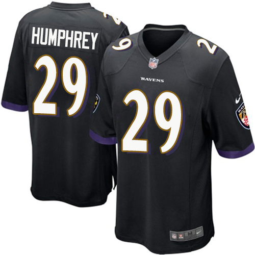 Nike Ravens #29 Marlon Humphrey Black Alternate Youth Stitched NFL New Elite Jersey - Click Image to Close